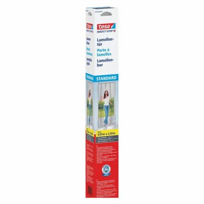 Tesa Moskitonetz Türlamelle schwarz 0,95 m x 2,2 m Standard