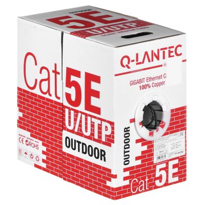 3. Q-LANTEC UTP-Netzwerkkabel Kat. 5e PE, für den Außenbereich, trocken, 305 m