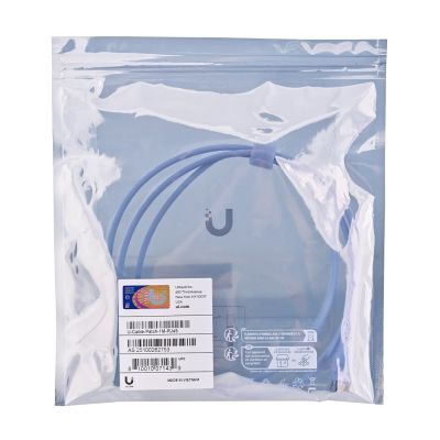 4. UTP-Patchkabel Ubiquiti UniFi Patch Cable (U-Cable-Patch-1M-RJ45) Cat. 6, 1 m, weiß
