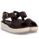 4. Braune Keilsandalen aus Leder für Damen, Remonte by Rieker D1N54-25