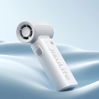 8. Jisulife Handventilator Life9 3600mAh Tragbarer Mini-Gebläse-USB-Ventilator - Grau