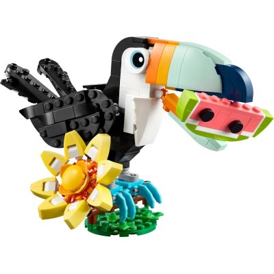 3. LEGO Creator 3-in-1 31173 – Wildtiere: Tropischer Tukan