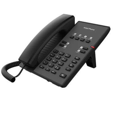 4. Fanvil H1-2 VoIP-Telefon, Schwarz, 2 Leitungen
