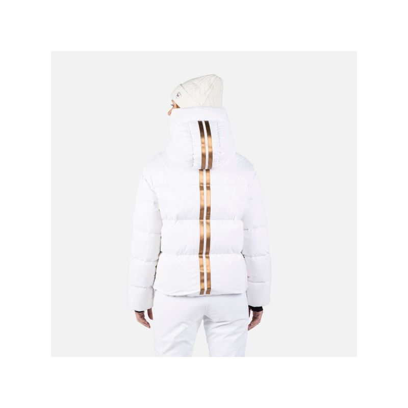 14. Rossignol W Ventina Bomber Daunenjacke Weiß