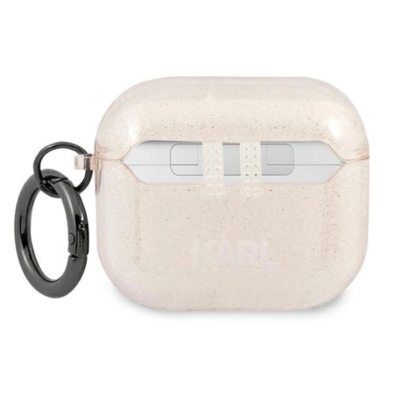 2. Karl Lagerfeld Glitter Choupette Case für AirPods 3 – Gold