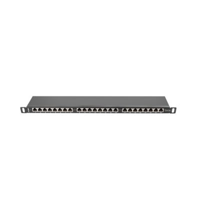 Patchpanel Lanberg PPS5-0024-B (0,5U; Kat. 5e; 24x RJ-45)
