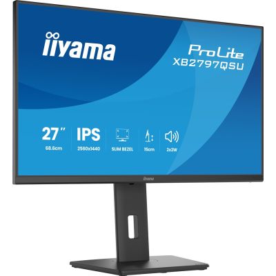 13. iiyama ProLite XB2797QSU-B1 Computermonitor 68,6 cm (27") 2560 x 1440 px Quad HD LED Schwarz