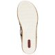 10. Beige Plateau-Sandalen mit Leopardenmuster für Damen, Rieker 62741-90
