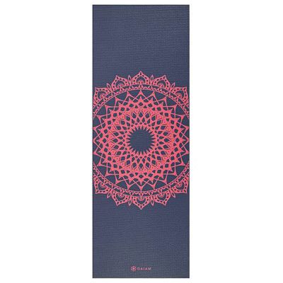 8. GAIAM Rosa Marrakesch Yogamatte 4 MM 62429