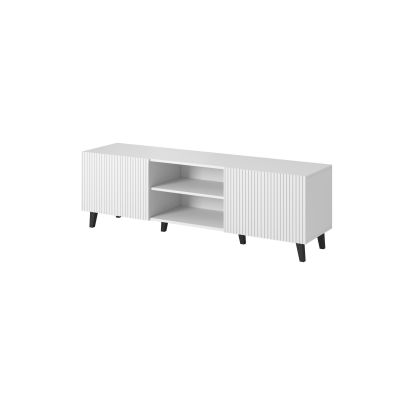 9. TV-Schrank PAFOS 150x40x52 weiß matt