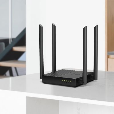 10. Der TP-LINK Archer C64 Router unterstützt den Wi-Fi-Standard 802.11ac Wave2 – 867 Mbit/s im 5-GHz-Band und 400 Mbit/s im 2,4-GHz-Band†.