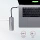 5. Axagon HMC-5 Dockingstation, kabelgebunden, USB 3.2 Gen 1 (3.1 Gen 1), Typ-C, Grau