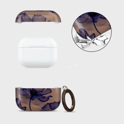4. Tech-Protect Lamano Hülle für AirPods Pro 1 / 2 - braun-lila