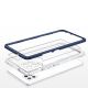 5. Klare 3in1 Hülle für Samsung Galaxy A42 5G Frame Gel Cover Blau