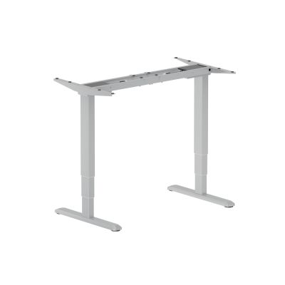 Equip 650813 Stehtischgestell, elektrisch betrieben, 2 Beine, Grau