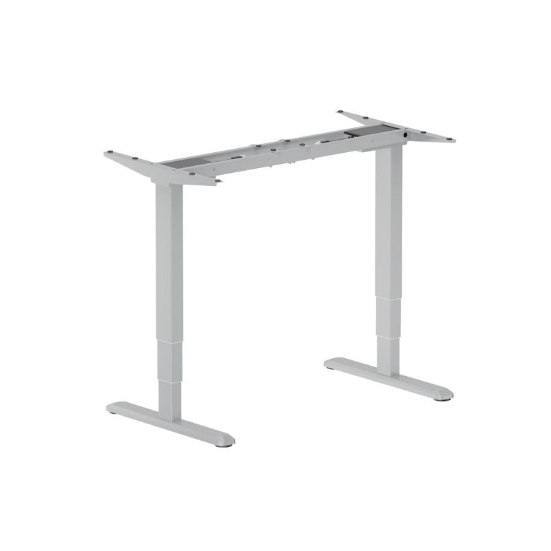 Equip 650813 Stehtischgestell, elektrisch betrieben, 2 Beine, Grau