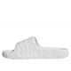3. Adidas Adilette 22 Crystal White Damen/Herren-Slides mit komfortabler Profilsohle (HQ4672)
