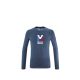 5. MILLET M Trilogy Wool Ts Ls Marineblaue Unterwäsche