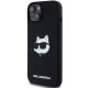 2. Karl Lagerfeld Silikon Choupette Head MagSafe Hülle für iPhone 15 Plus / 14 Plus – Schwarz