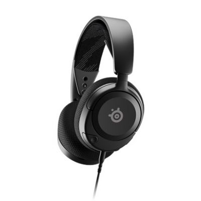 10. Steelseries Arctis Nova 1 Gaming-Headset mit Kabel und Kopfbügel, Schwarz