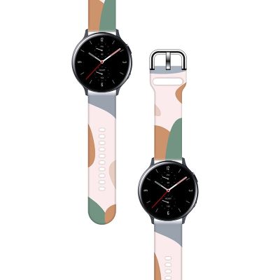 2. Strap Moro für Samsung Galaxy Watch 45 / 46 / 47 mm Silikonarmband Uhrenarmband - Muster 11