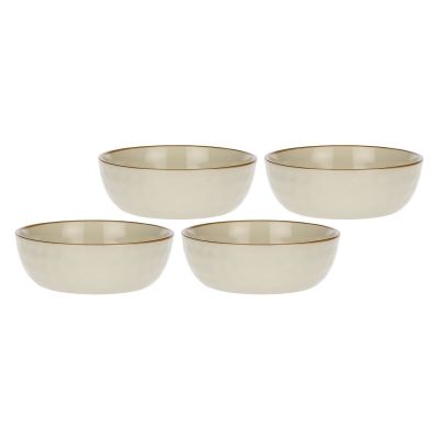 Set mit 4 Concerto Avorio Salatschüsseln – Elfenbein, 20 cm