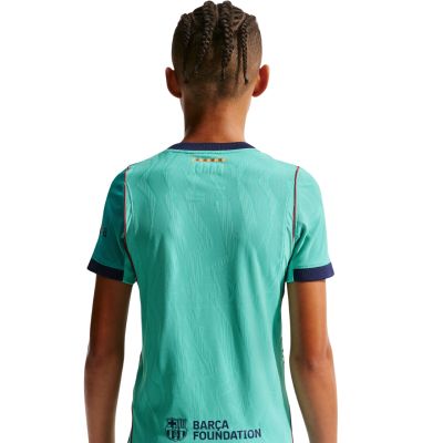 6. Nike FC Barcelona Spieltrikot 2026/27 Kinder Grün II6648 301