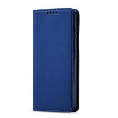 12. Magnetkartenhülle Hülle für Samsung Galaxy S22+ (S22 Plus) Tasche Geldbörse Kartenhalter Blau
