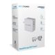 3. RealPower DeskCharge-65 Reise-Universal-Netzteil, grau, intern