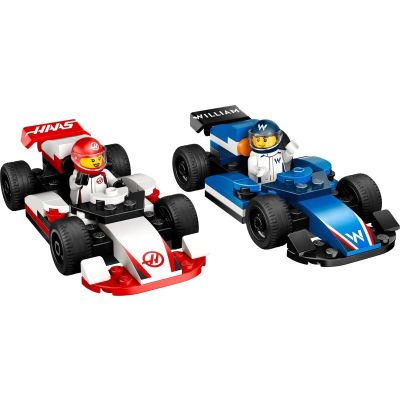 3. LEGO CITY 60464 F1 Williams Racing und Haas F1-Rennwagen