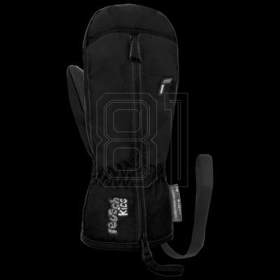 5. REUSCH Ben Mitten children's winter gloves breathable mittens insulated black (62/85/408/7700)