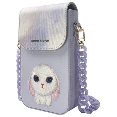 2. Nimmy Big Eyed Pet 2.0 Kaninchen-Telefontasche - Lila