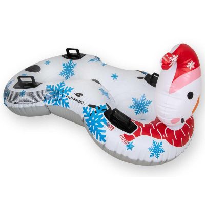 20. Aufblasbare Schneemann-Rutsche für 2 Personen, 138 x 74 x 80 cm