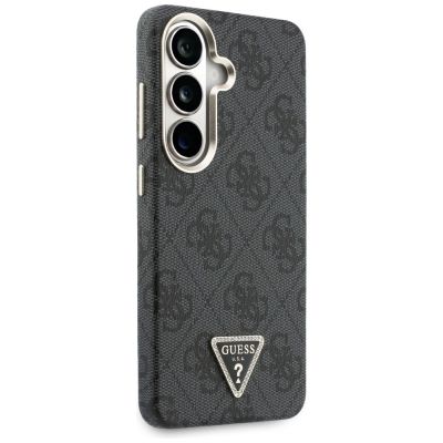 4. Guess 4G Triangle Logo MagSafe Hülle für Samsung Galaxy S26 - Schwarz