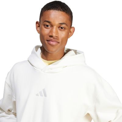 5. adidas All Season Fleece-Hoodie für Herren, Weiß, IY4121