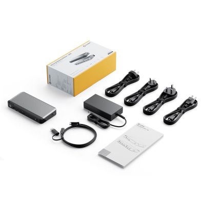 7. ALOGIC DX3 Kabelgebundener USB 3.2 Gen 1 (3.1 Gen 1) Typ-C Laptop, Schwarz, Grau