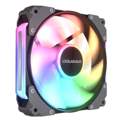 5. COUGAR CF-APR12HB3-RGB Computergehäuselüfter 12 cm Schwarz 3 Stück.