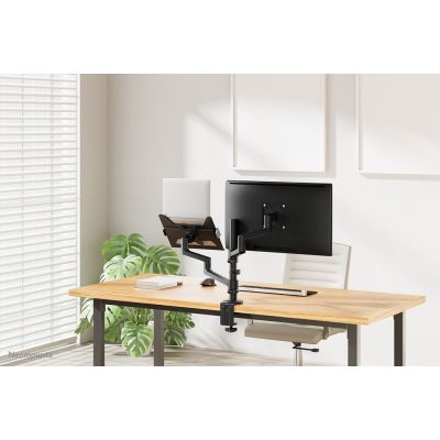 9. Neomounts DS20-425BL2 Monitorhalterung/Ständer 68,6 cm (27") Schreibtisch Schwarz