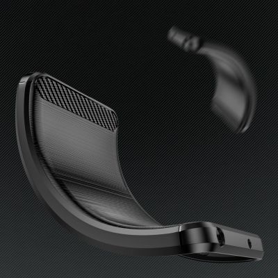 4. Carbon Case Hülle für Infinix Hot 20 Play flexible Silikon-Carbon-Hülle schwarz
