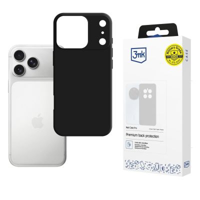 3mk Matt Case Pro für Apple iPhone 17 Pro Max – Mattschwarz