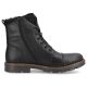 6. Rieker M RKR296A Wollgefütterte Lederstiefelette, schwarz