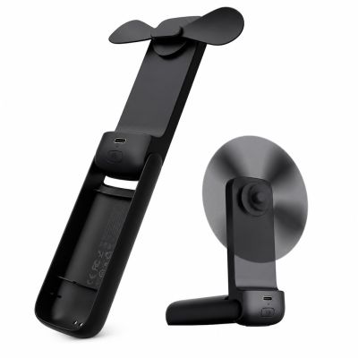 Aecooly Pocket 01 Faltbarer Handfächer, Schwarz