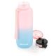 9. Meteor 1500 ml rosa/blaue Sportflasche