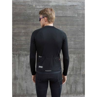 3. POC Herren Thermal Lite Langarmtrikot Schwarz