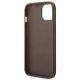 7. Guess 4G Stripe Collection Case für iPhone 14 Plus / 15 Plus 6,7" - Braun