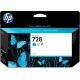 3. HP Tinte blau HP 728, HP728=F9J67A, 130 ml
