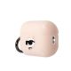 3. Karl Lagerfeld KLAP2RUNCHP AirPods Pro 2 Cover pink/pink Silikon Choupette Head 3D