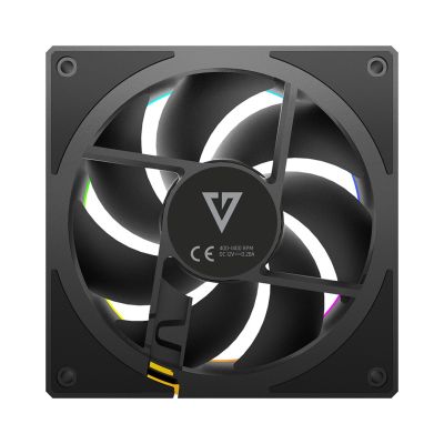 2. MODECOM VOLCANO LOOP 120 ARGB REVERSE FAN BLACK