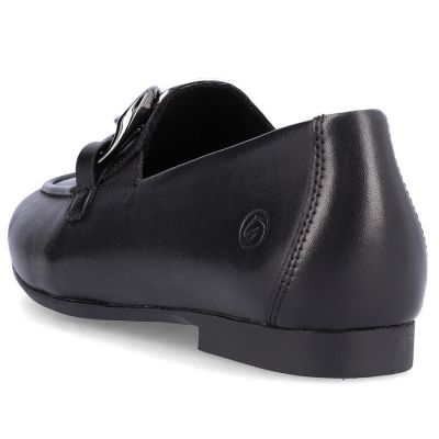 13. Bequeme Lederschuhe mit Kette Remonte W RKR645 schwarz