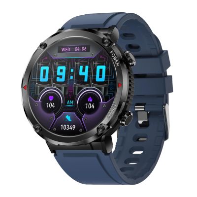 2. Gravity GT21-5 Smartwatch + marineblaues Silikonarmband